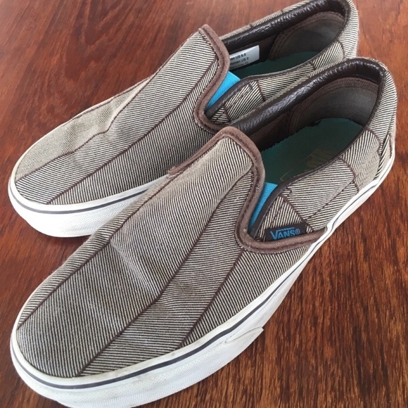 vans slip on herringbone